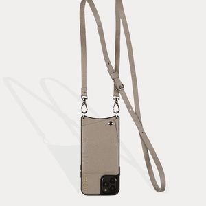 EMMA Pebble Leather Crossbody Bandolier